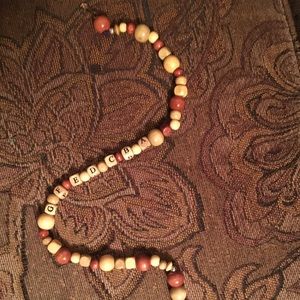 ABDL wooden abc’s paci clip